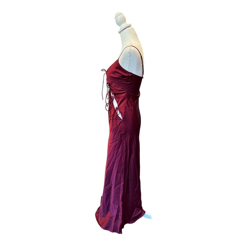 LIONESS x REVOLVE About A Girl Maxi Dress in Maroon Size XS - Picture 5 of 7